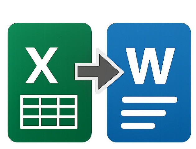 Переносим огромные таблицы Excel в Word